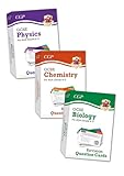 CGP GCSE AQA Biology, Chemistry & Physics Revision cards set