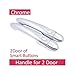 Chrome Side Door Handle Cover Trim for Renault Clio IV MK4 2012~2019 Car Accessories Sticker Catch 2013 2014 2015 2016 Door Handle Replacement(No Keyhole 2 Buttons)