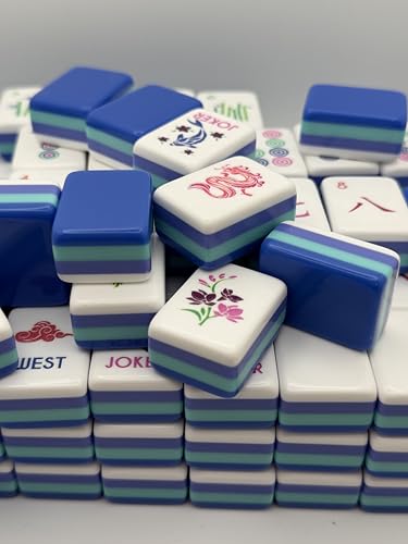 Azure Blossom Mahjong Tile Set miniatura 6