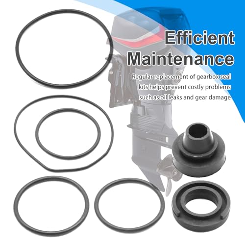 Vkinman Kit de vedação de caixa de engrenagens 433550, substituição para motor externo Johnson Evinr