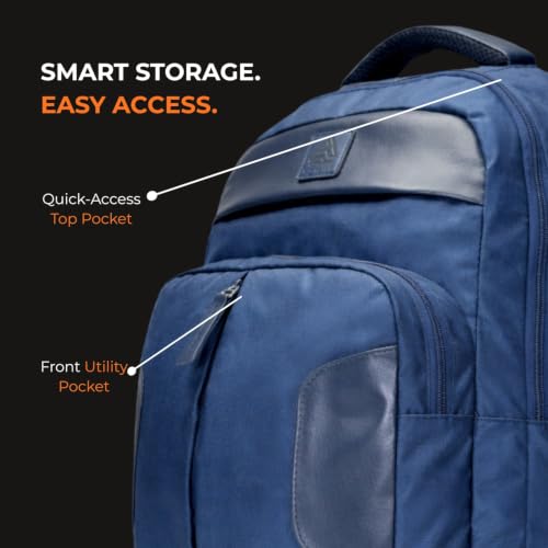 Image of 28L Agate Laptop Bag for Office with trolley Sleeve Blue