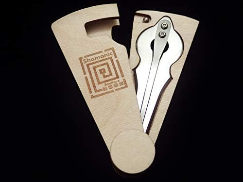 Shamanicshop Jew's Harp by D. Glazyrin - Professional Mouth Harp (Dan Moi) in Cedar Case with Magnetic Bead