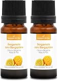 BERGAMOTTO SENZA BERGAPTENE BIO - 10mL - Olio Essenziale di Qualità Premium - 100% Puro, Naturale, Garantito ChromaCert® - Chemiotipizzato & Integrale (Confezione da 2)