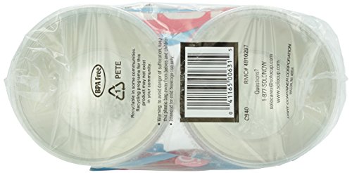 Solo Clear Plastic Cups, 9 Oz, 40 Ct #TOP1