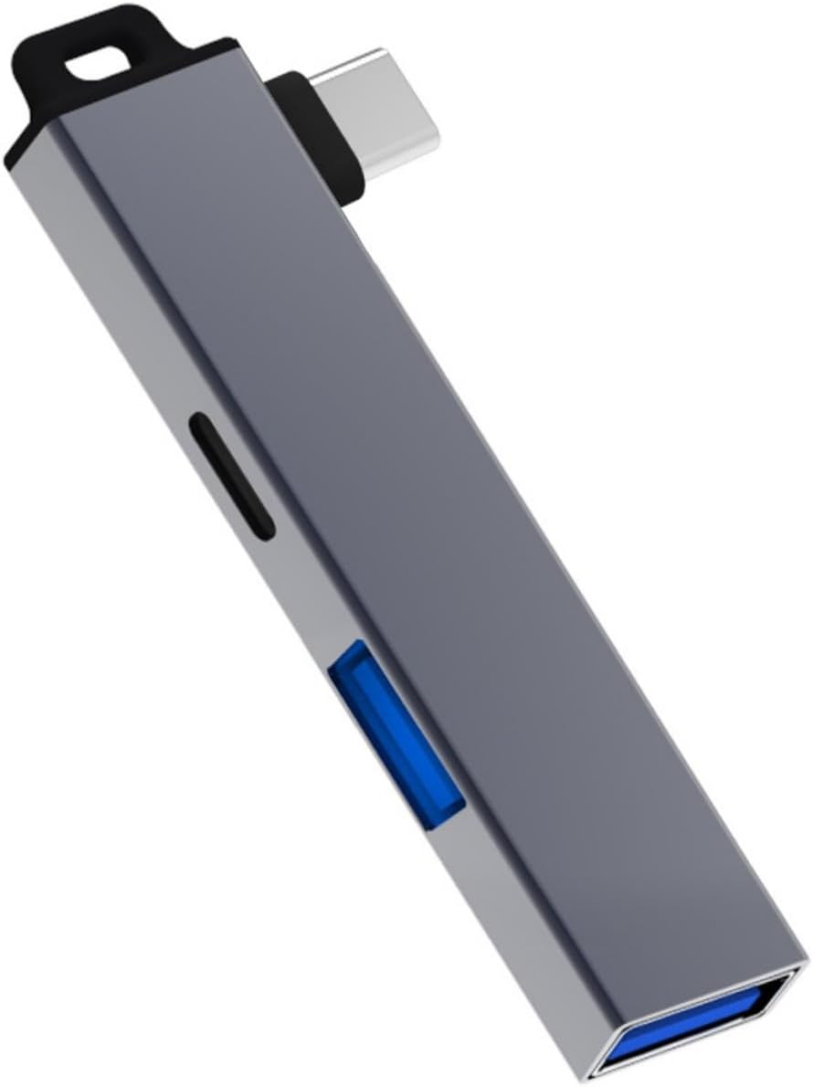 Sleekly USB C Hubs Type C Expansion Hubs with Hanging Hole Design for Easy Carrying and Wide Compatibility Capacity