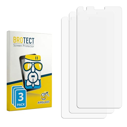 BROTECT 3 Stück Schutzglas für Nokia 3.1 Schutzfolie Panzer Folie Glas Bildschirmschutz Made in Germany [Kratzfest 9H, Anti-Fingerprint,Transparent]