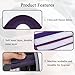 8-Pack CPAP Headgear Strap Covers, CPAP Mask Cushions, CPAP Supplies for Sleep Apnea Mask, Comfortable CPAP Accessories and Skin Protector Compatible with Most CPAP Strap to Reduce Discomfort (Purple)