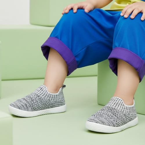 Image of MORENDL Baby Toddler Walking Socks Non-Slip Breathable Unisex Casual Sneakers