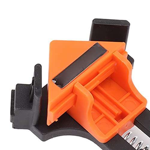 4pcs Right Angle Clamp Spring Loaded 90 Degree Corner Clamp for Woodworking Punch Mounting