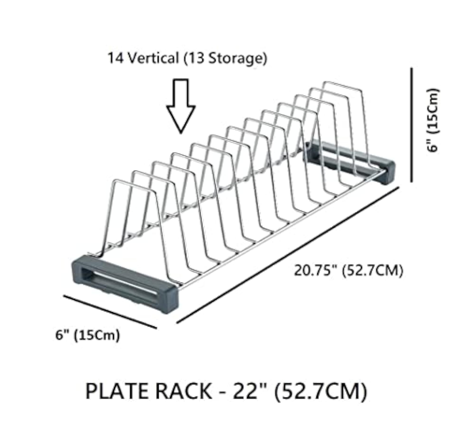 Stainless Steel Modular Kitchen Basket Plate Fixer Set