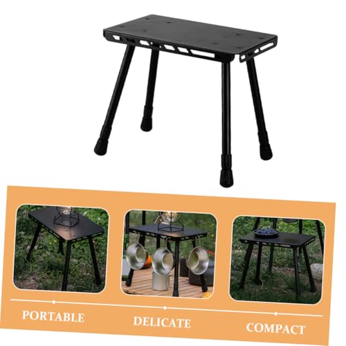 Table de camping pliante compacte et facile a transporter en fer - 8
