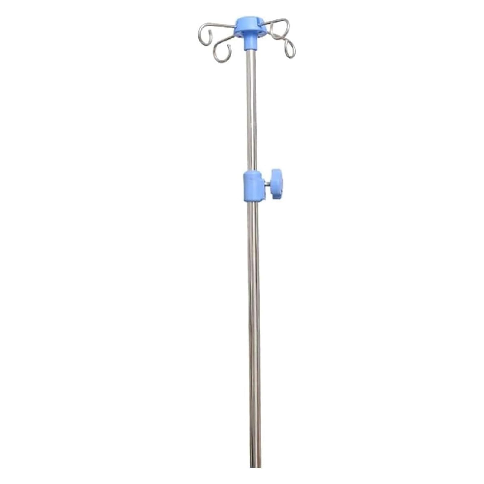 Supporto portaflebo portatile, altezza regolabile for carichi pesanti asta per flebo | Asta portaflebo in acciaio inossidabile con 4 ganci for ospedale