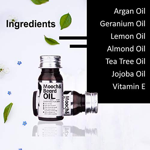 Qraa Men Mooch & Beard Oil For Beard Growth & Nourishment | Enriched With Almond oil,Aloevera,Vitamin E |Pack of 2 | Beard Oil for Uneven, Patchy & Fast Beard Growth |... - Image 3