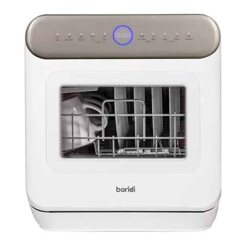 Baridi Mini Portable 6L Dishwasher with 7 Functions Cover