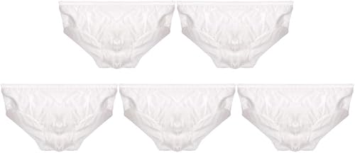 Miniatura 3 de Healifty Ropa interior desechable de algodón para hospital, viajes, emergencia, mujeres, maternidad, bragas, caja empaquetada, M, Colores surtidos