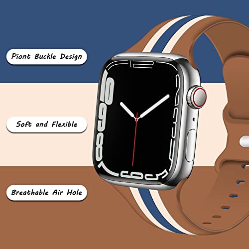 TopPerfekt Designer Sport Straps Compatible Apple Watch Straps 38mm 40mm 41mm Men Kids Women - Image 3