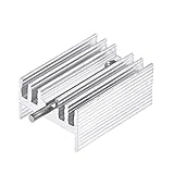 uxcell 21mm x 15mm x 10mm TO-220 Aluminum Heatsink for Cooling MOSFET Transistor Diodes with a...