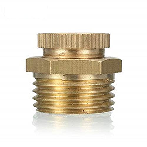 MASUNN NPt 1/2 Soupape de vidange en laiton, robinet de vidange d'eau à filetage mâle, compresseur d'air - 1/2