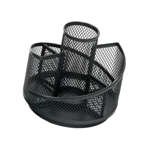 Rotation unique de bureau contenant de stylo 5 grilles Harilla