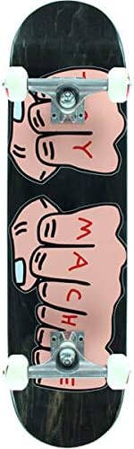 Fists Woodgrain Assorted Colors Complete Skateboard - 7.75" x 31.75"