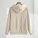 Sweatsuits Women 2 Piece Outfit Beige L | Long Sleeve Oversized Hoodie and Sweatpants Set, Casual Matching Lounge Sets, 2025 Fall Fashion Winter Clothes Tracksuits, Winter Sets for Women