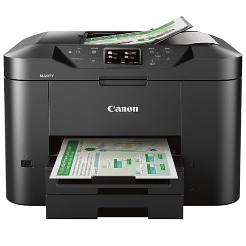 Image of Canon MAXIFY MB2720 Wireless Color Photo Printer with Scanner, Copier and Fax Bundle with Deco Essentials Printer eBook + High-Speed 6FT USB 2.0 Printer Cable