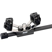 Nautos HT4415 - Mainsheet CAR with Double CAM Cleat - for 14 MM H Type Track