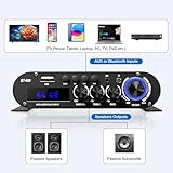 XRLUC Mini Bluetooth Amplifier 2.1 Channel with Subwoofer Bass Out, Home Audio Stereo Systems Hi-Fi Digital Class Music for Passive Speakers PC TV Phone Car Vehicle (Power Supply NOT Include) - Image 9