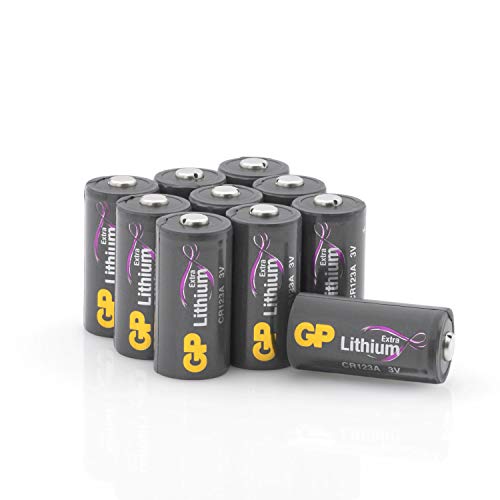 GP Extra Lithium batterijen CR123A 3V batterij CR17345 - 10 stuks, CR123A batterij in plasticvrije verpakking - Afbeelding 8