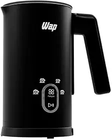 WAP Espumador de Leite Elétrico WE300 4 em 1, 300ml com Base Aquecida Giratória 360° e Desligamento Automático 450W 127V
