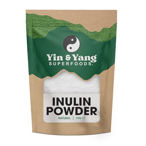 Premium Inulin Powder 1kg - Dietary Fibre from Chicory Root | Vegan, Non-GMO, Palm Oil Free | Fibre Supplement Made in The EU