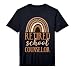 School Counselor Retired Rainbow Retired School Counselor Performance T-Shirt