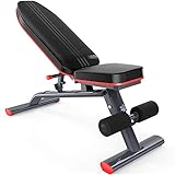Dumbbell Kruk Opvouwbaar, Volledig Stalen Beugel Fitnessstoel, Commerciële Bankdruk Fitnessstoel, Met Verstelbare Rugleuning en Zitkussen, Max. 300 Kg