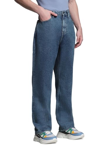 Image of Jack & Jones Men's Loose Fit Jeans | High Rise | Jeans for Men