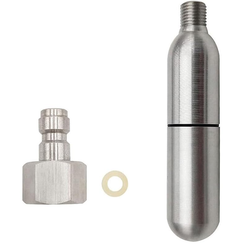 BEIST OUTDOOR Rechargeable 16G CO2 Cartridge with 8mm Pumping Plug, Battery Powered, 20MPA Pressure Resistance