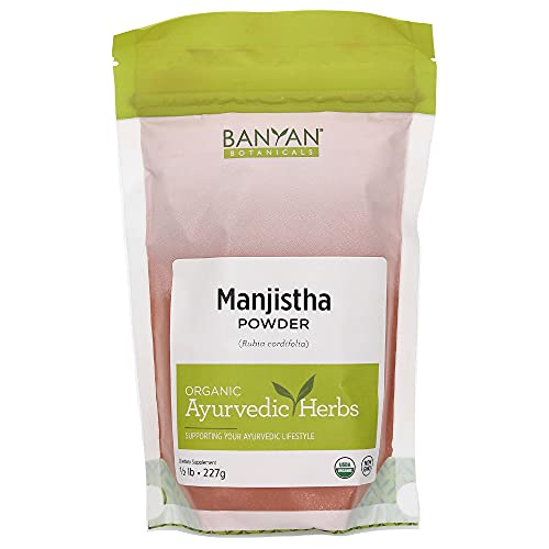 Banyan botanicals manjistha powder, 1/2 pound - usda organic - ru…