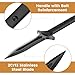 Kalkal Hunting Spear, 2Cr13 Double-Edged Stainless Steel Tactical Spear, Survival Throwing Spear with Nylon-Fiberglass Handle & Secure Sheath for Outdoor