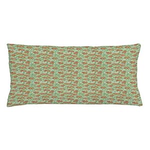 ABAKUHAUS Tekenfilm Sierkussensloop, Chinese Animal Chow Chow, Decoratieve Vierkante Hoes voor Accent Kussen, 90 cm x 40…