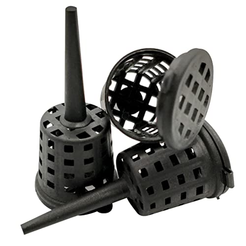 Yarnow 150Pcs Container For Portable Pot Propagation Bonsai With Lid Baskets Potted Plant Cover Holder Grow Garden Fertilizer Fertiliser Plastic Black Flower Orchid Basket #TOP7