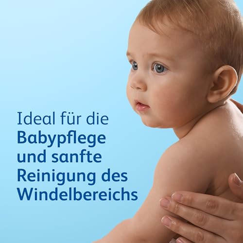 Penaten Ultra Sensitiv Pflegeöl 200 ml, schützendes Baby Massageöl und parfümfreies Babyöl für hochsensible, zu Neurodermitis neigende Babyhaut