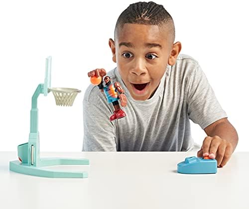 Space Jam 2: A New Legacy Official Collectable Dunks Playset: Including 2 Inch LeBron James Action Figure, Basketballs, Hook, Scoreboards, Launcher and Stickers