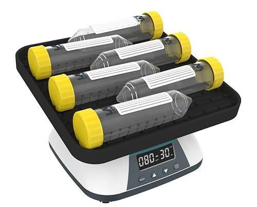 3D Oscillator Shaker 3D Motion Type Shaker Digital 3D Shaker and Oscillator with Speed Range 10 to 80rpm Tilt Angle 10°Max Load 0.8kg for Liquid Shaking and Scillating Mixing