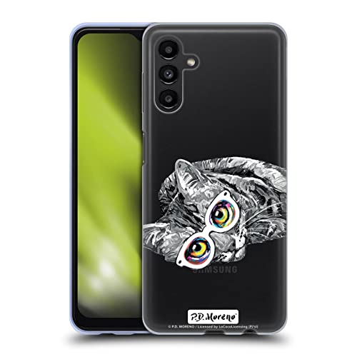 Funda Samsung Galaxy A13 5G gel suave TPU silicona flexible dibujo dos gatos