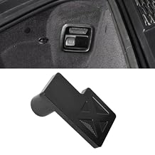 Black Front Trunk Button Blocker,Aluminum Emergency Storage Frunk Saver Trunk Release Escape Switch Button Cover Trim Frame for Corvette C8 C8.R 2020-2023