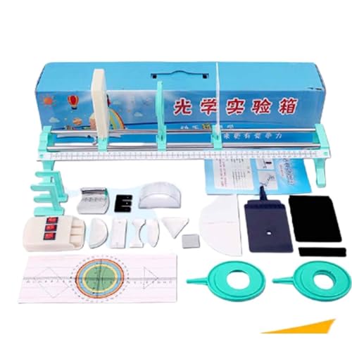 Con questo set di apparecchiature ottiche puoi fare esperimenti ottici e regolare diverse luci con i tuoi bambini. Scatola di immagazzinaggio rimovibile per un facile trasporto.
