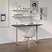Lift it, 48"x24"Electric Sit Stand/Height Adjustable Desk for Office or Home with Effortless Touch Up/Down Control, Charcoal Strand Top with Silver Frame