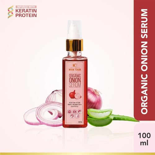 Image of Organic Onion Leave-In Hair Serum | Reduce Hair Fall, Strengthen Roots, Promote Growth | Lightweight & Non-Greasy | Safe for long-term daily use | 100ML