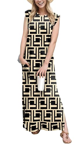GRECERELLE 2025 Women Year-Round Casual Round Neck Loose Split Wr...