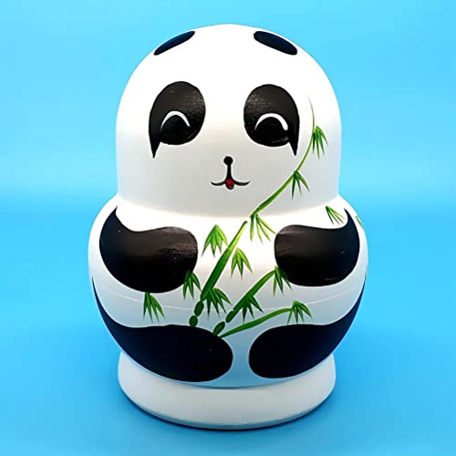 Chiyyak Poupées Gigognes en Bois Faites à la Main, Jouet, Idée Cadeau Pratique pour Enfants et Amis, 10 Pièces
