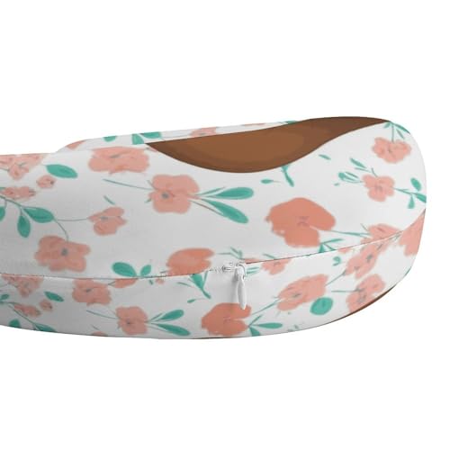 Almohada U de espuma viscoelástica 30 cm para viaje miniatura 4